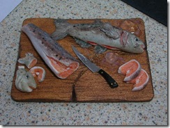 salmon prep board